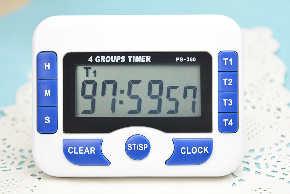Electric Digital LCD 4 Channel Sport Shower Kitchen Egg Pomodoro Timer Time Reminder Cooking Tooth Countdown Magnet Alarm Clock