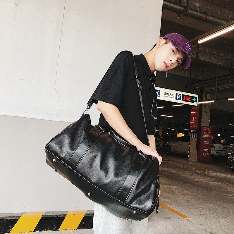 Vicunha polo grande capacidade dos homens sacos de viagem couro vintage lado estilingue tote bolsa crossbody sacos ombro mensageiro