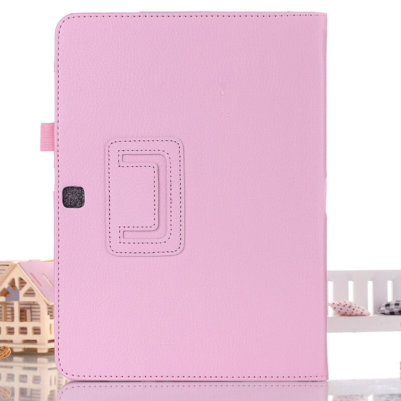Livre d'affaires housse en cuir pour Samsung Galaxy Tab 3 10.1 P5200 P5210 P5220 tablette: Rose