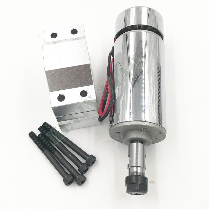52mm cnc spindle 400w ER11 chuck DC 12-48v 400W Spindle motor cnc for Engraving Machine + clamp ER11 3.175MM for PCB Engraving