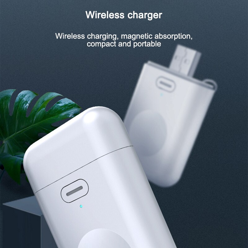 Qi Wireless Charger Portable Fast Wireless Charging Dock Magnetic Charger For Apple Watch 4 3 2 1 I Series For IWatch Charger