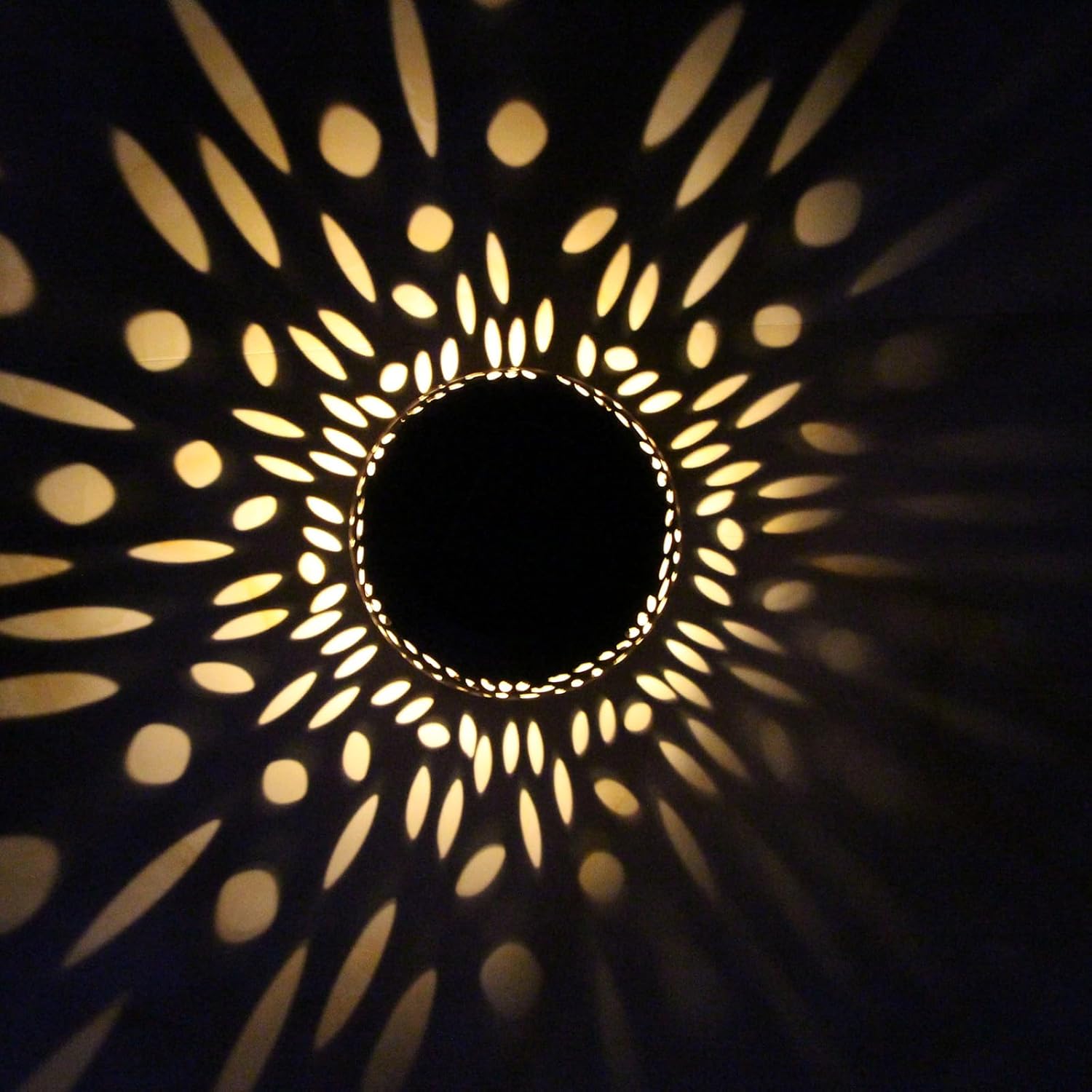 Tafellantaarns op zonne-energie Buiten Waterdicht - LED-lamp Wit metalen tafellampen - Decoratieve lantaarn op zonne-energie voor bureauderrassen