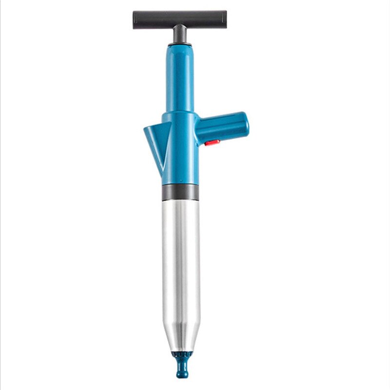 Sewer Dredge Toilet Plungers Drain Pipe Dredge Toilet High Pressure Air Drain Blaster Cleaner Powerful Manual Cleaning Clogs D