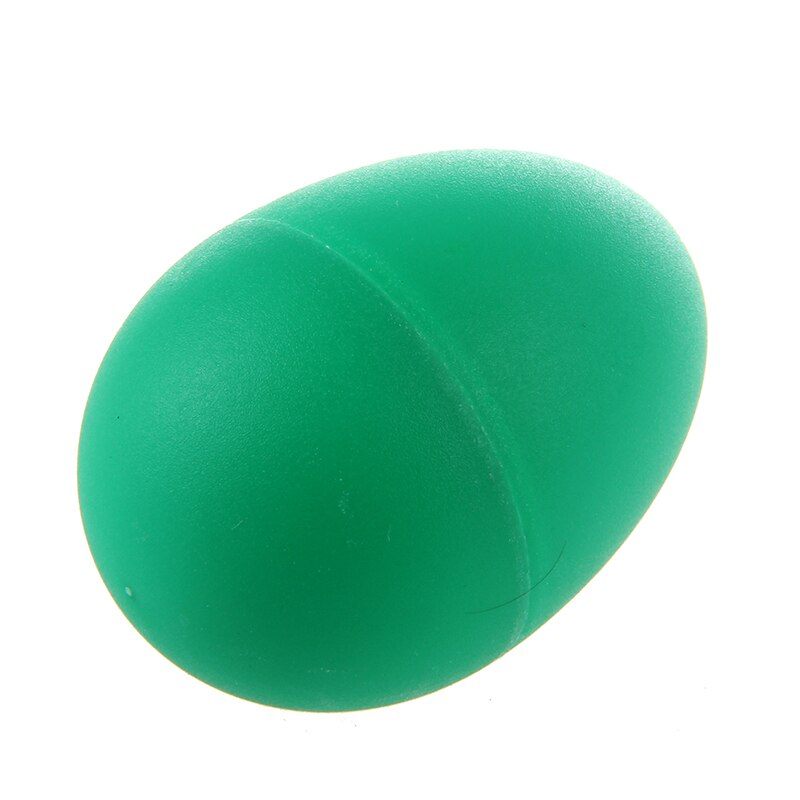 2 Plastic Green Egg Maraca Rattles Shaker Percussion Kid Musical Toy