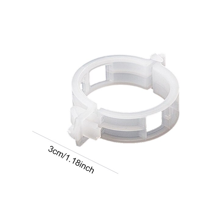 50 stk gjenbrukbare tomatklips plast blomsterstøtteklemmer strømpebånd planter grønnsaker agurkfrø drivhusutstyr verktøy element