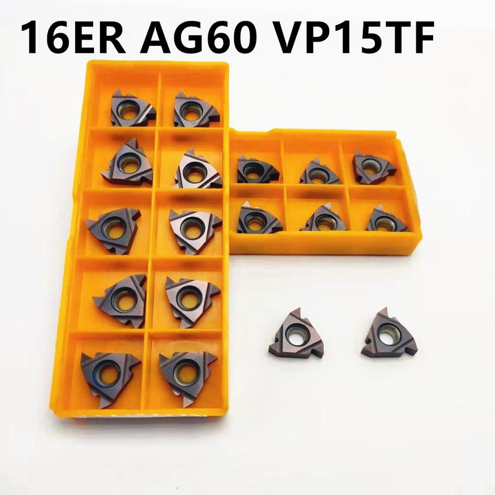 16ER AG60 VP15TFCarbide Insert External Thread Cutting Tool Lathe Tool CNC Tool 16ERAG60 Positive Angle Indexable Threading Tool