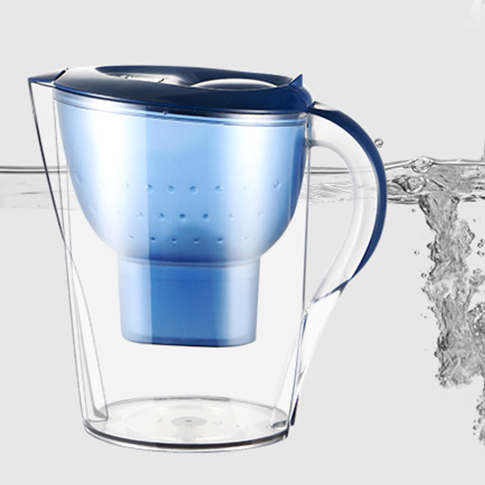 3.5L Portable Home Activated Carbon Kitchen Cold Water Filter Purifier Kettle for Health Kitchen Home Office Filters Pitcher