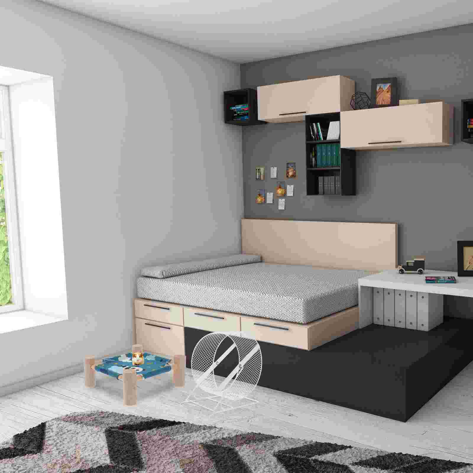 Squirrel Run Wheel Funny Hamster Exercise Wheel Hedgehog Running