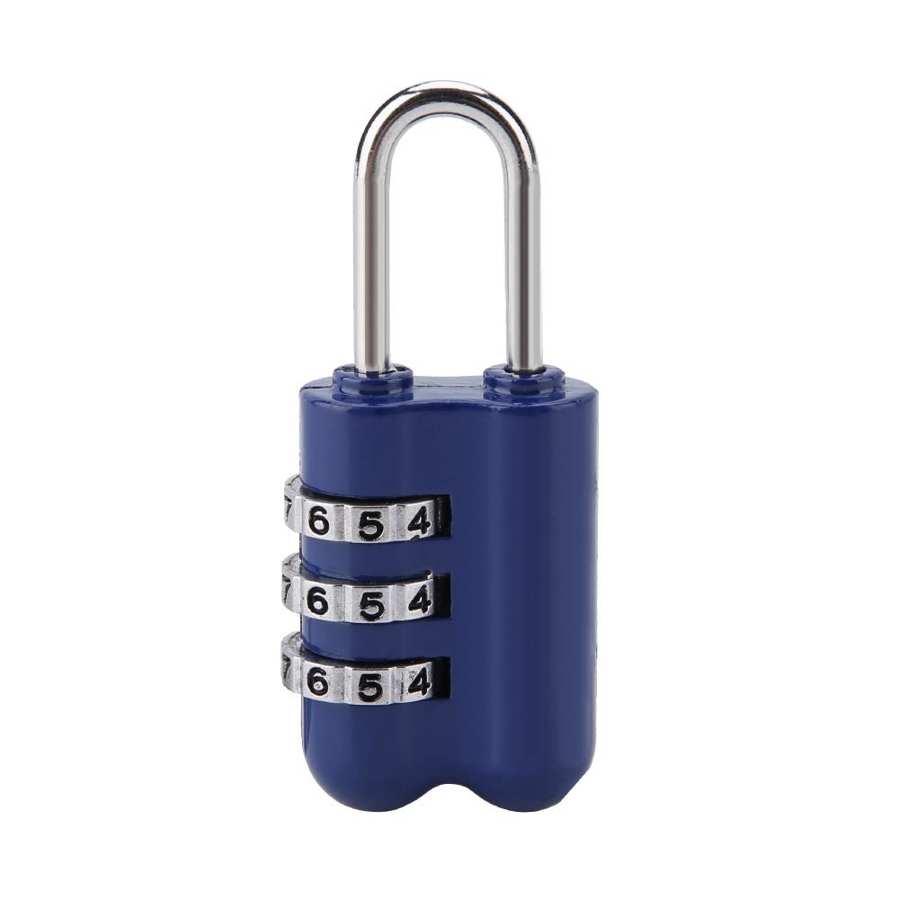 3-Digit Combination Password Lock Zinc Alloy Luggage Padlock Coded Lock Anti Theft cerradura electronica