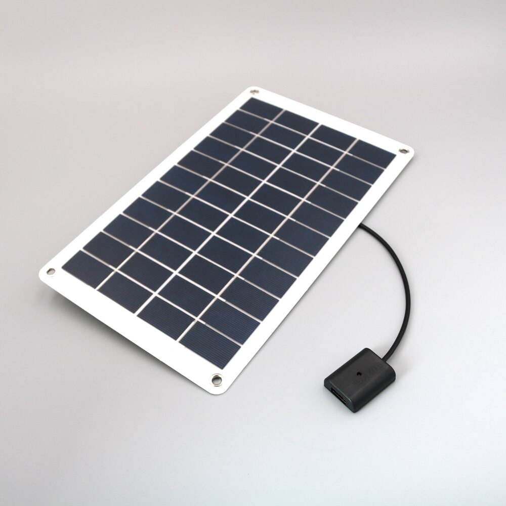 Solar Panel 5V 5W/7.5W Flexible USB Waterproof Solar Panel Charger Outdoor Mobile Power Battery Charger Portable