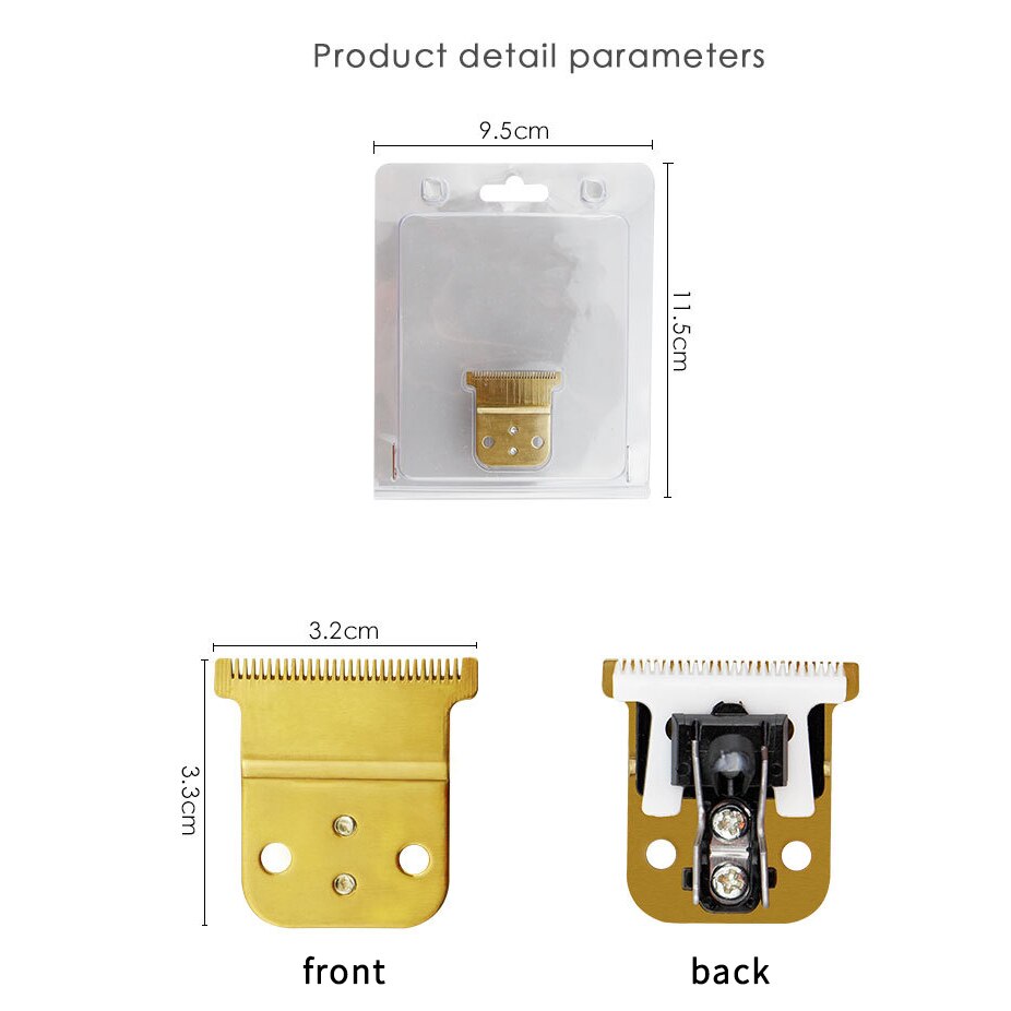 För andis d -8 hårklipparbyteblad, konturblad av kolstål