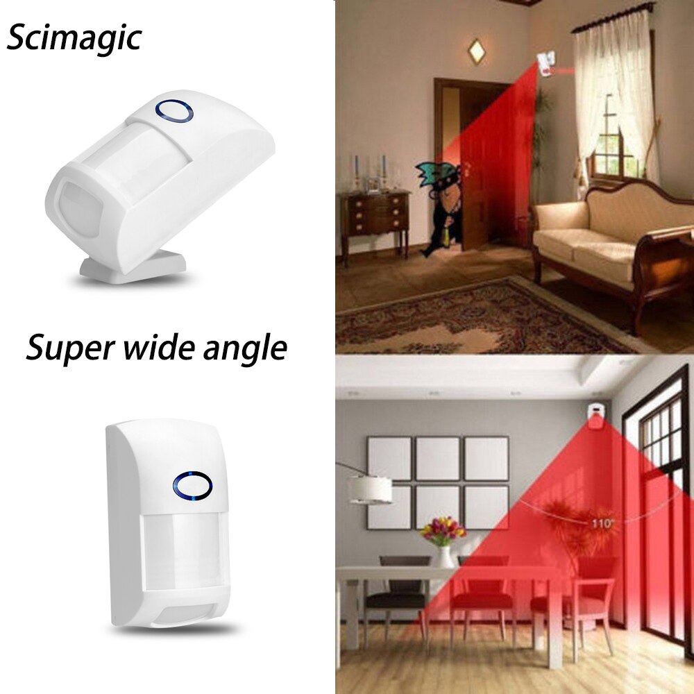 indoors Waterproof Wireless PIR sensor Infrared Motion Detector 433Mhz pet Immune Anti-Pet for Home Security Alarm System