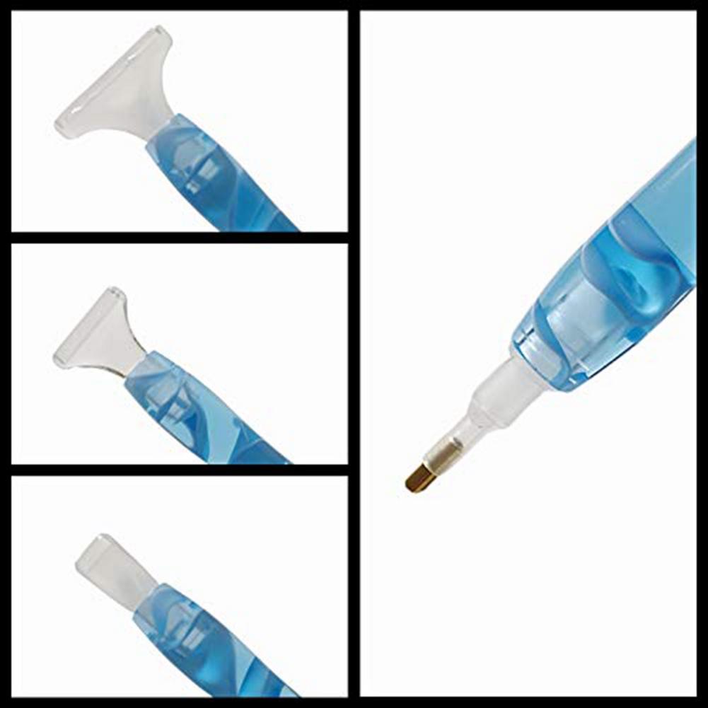 5D Diamond Point Drill Pen Double Head Tool DIY Art Crafts Set Cross Stitch Mud Sticking Quick Correction Embroidery Sewing