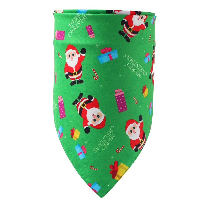 Haustier Waschbar Schal Taschentücher Lätzchen Pflege Zubehör Weihnachten Hund Bandana: Weiß