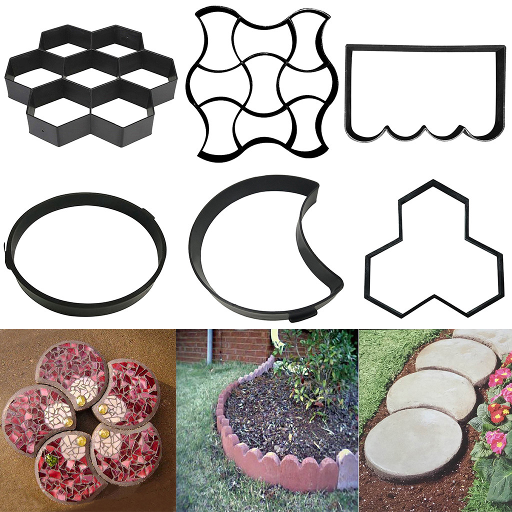 Tuin Bestrating Mal Tuin Lopen Bestrating Beton Stepping Stone Bestrating Bestrating Path Maker Diy Mallen Pathmate