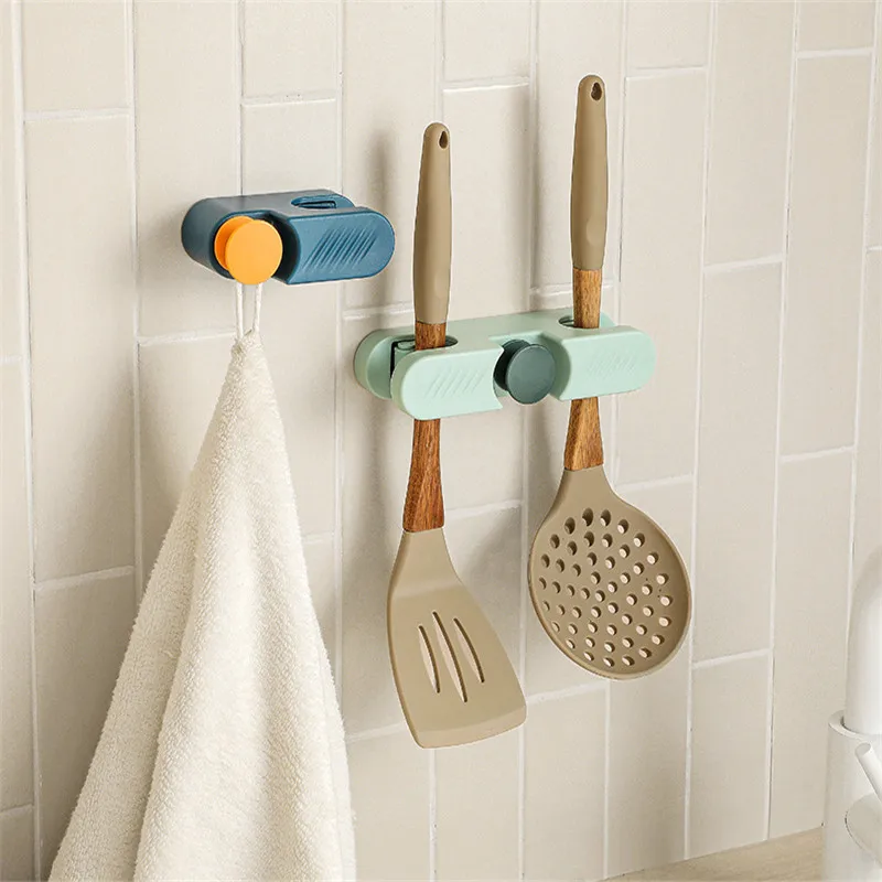 Mopp, Doppel clip, Clip Nagel frei Wand Mop Rack erhalten Mop Lagerung Besen Toiletten bürste Bad Lagerung