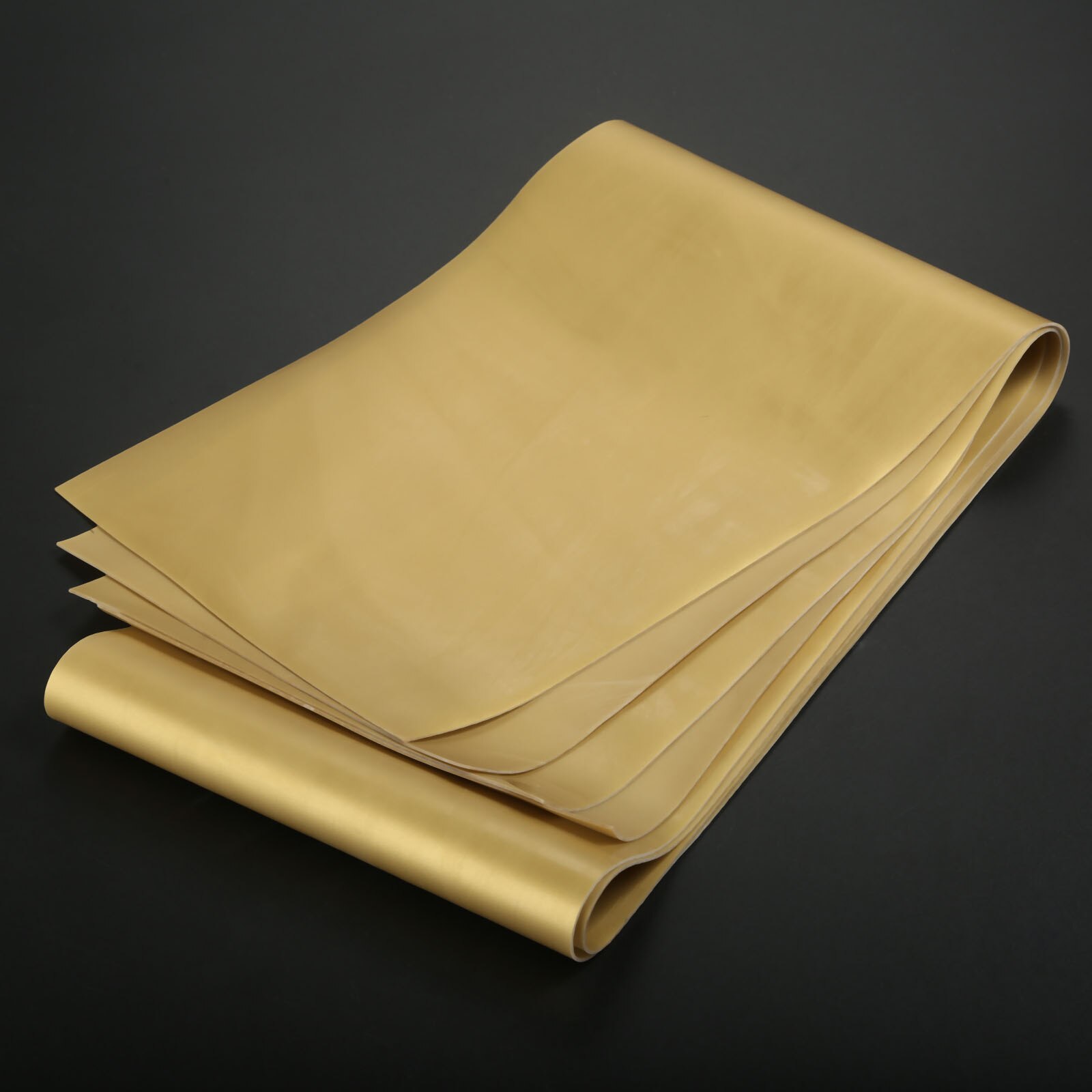 Fitness-dehnübungen, pilates, Yoga, widerstandsbänder, flaches elastisches gummiband, zuggürtel 0.65/0.7/0.75/0.8mm 100*15cm stärken: Gold 0.75mm