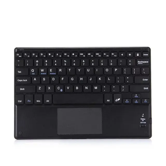QWERTY teclado Bluetooth Touchpad Universal para Doogee U11 Pro T40 T30E T30S T30SE T30 Ultra T20S T20 T10S funda magnética