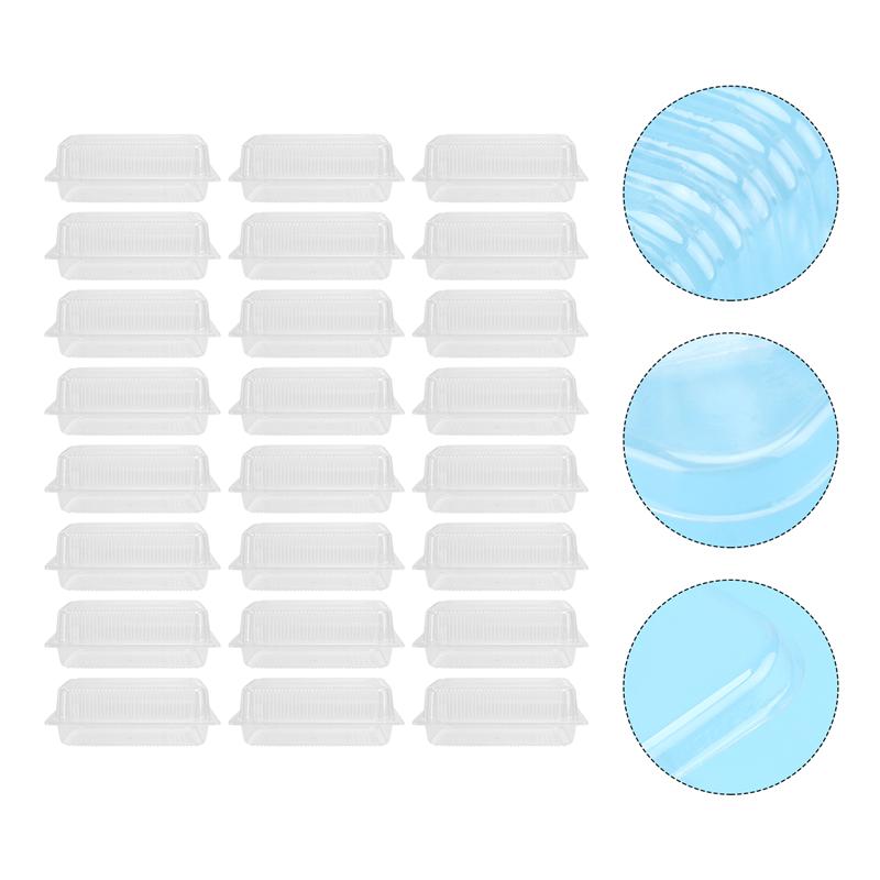 25pcs Disposable Dessert Packaging Box Convenient Practical Cake Box Dessert Box