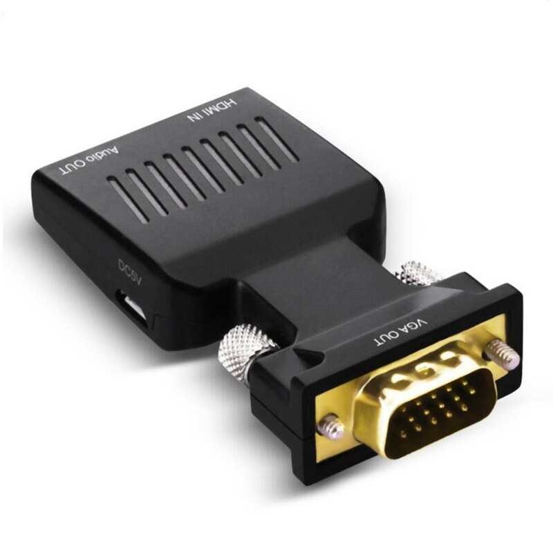 Vga Naar Hdmi Converter Vga Vrouwelijke Naar Hdmi Male Adapter Met O Adapter Voor Hdtv Monitor Projector Pc Laptop Tv-Box PS3