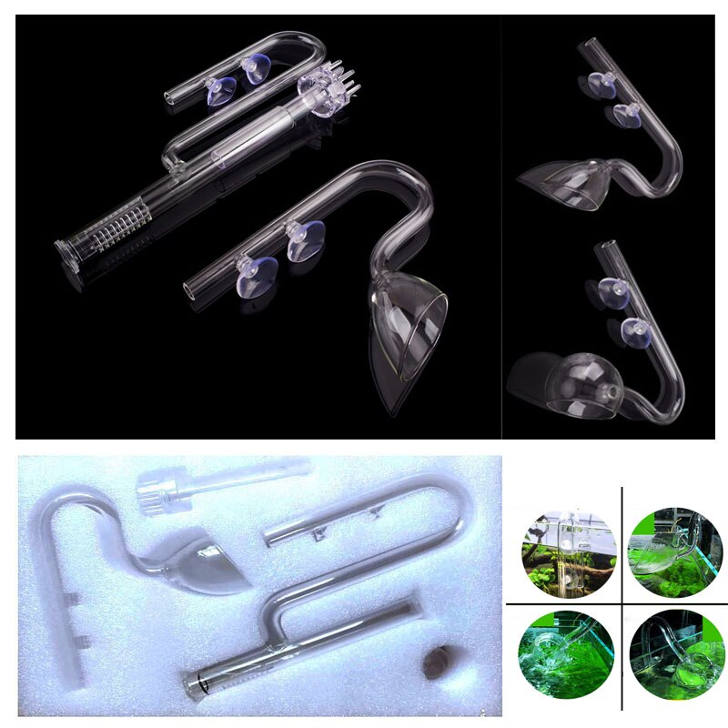 Zrdr Skimmer Glas Lelie Pijp Spin Oppervlak Instroom Uitstroom 13/17Mm Aquarium Water Plant Tank Filter Ada aquarium Filter