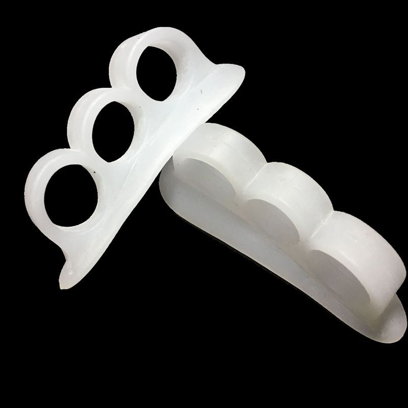 Aparte driegats teenkussentje verplegingszool volwassen silicagel elastische voet hoge hak inlegzolen inzetstuk kussen 1 paar = 2 stuks  ps363863