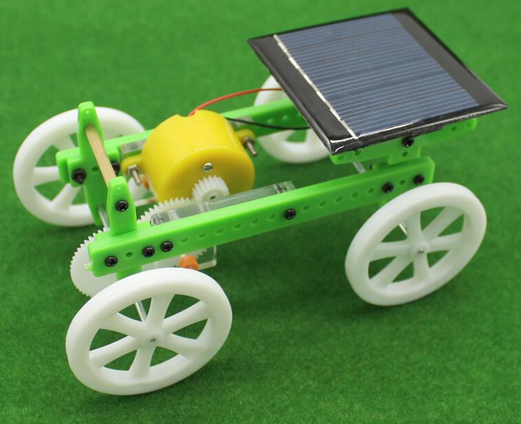 solar toys DIY Technology Science Kits solar toy car Four Wheel Drive Car Model Education Scientific Experiment Toy
