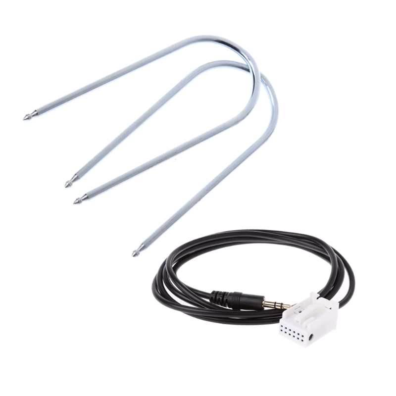 Aux-kabel med værktøjer til fjernelse af radio til peugeot 307 308 408 407 507 c2 c5 citroen  rd4