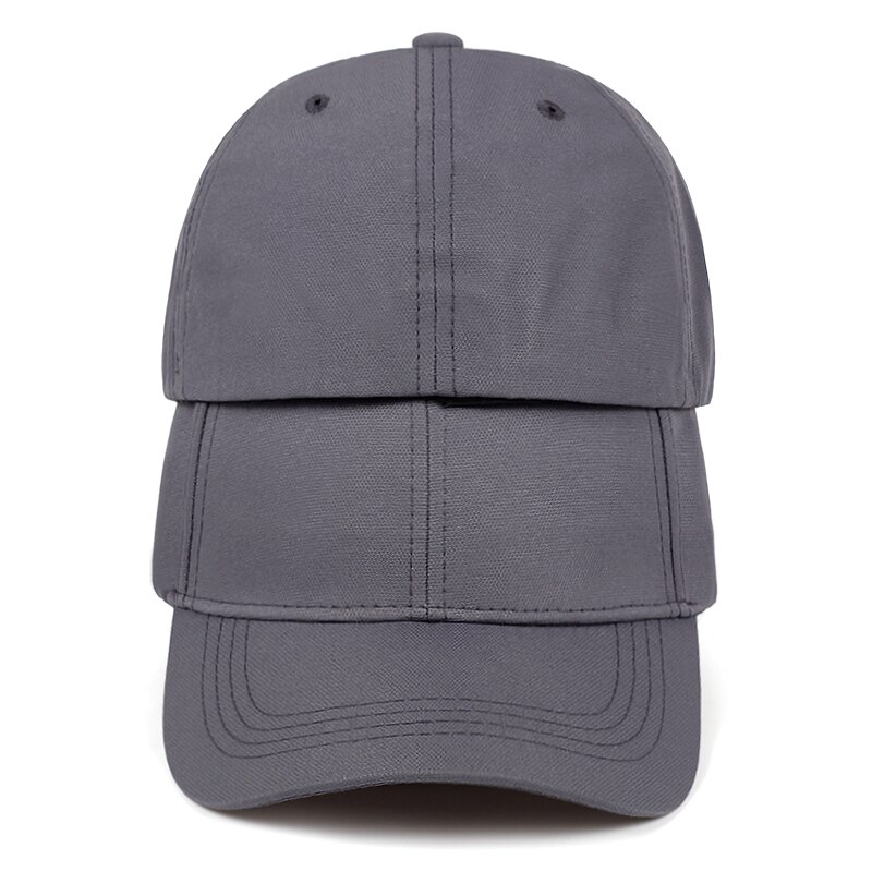 cotton% breathable back sealing hat outdoor leisure dad hats can not adjust light board baseball cap golf caps: Dark Grey