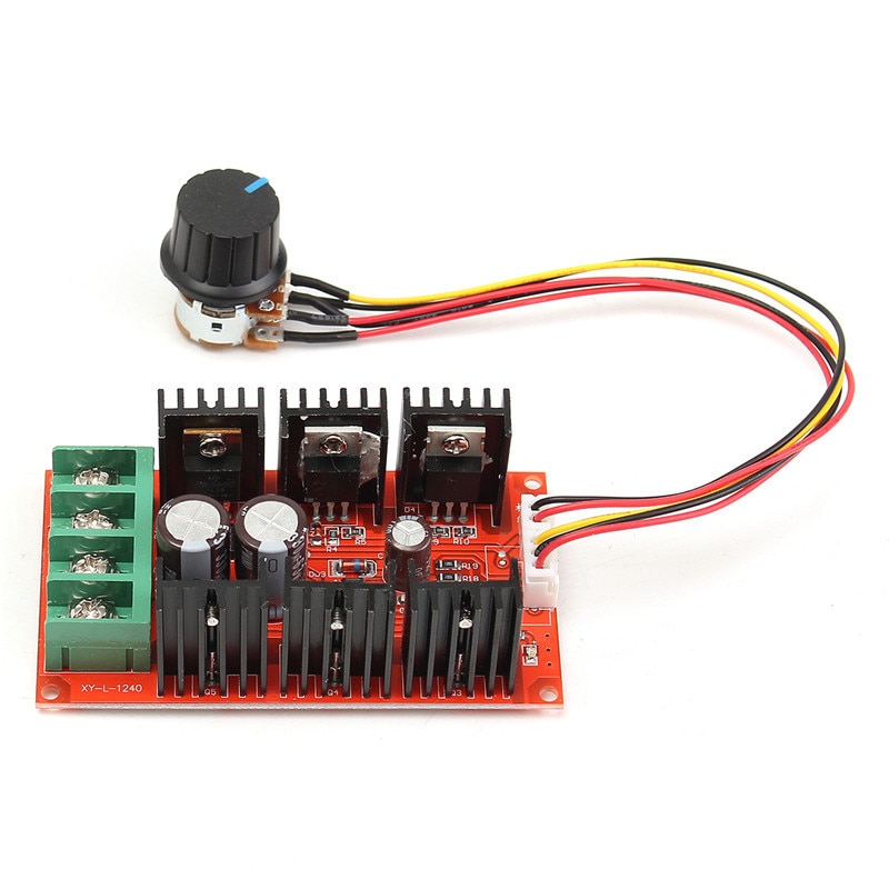 Moteur contrôle de vitesse 12V 24V 48V 2000W | Moteur PWM RC contrôleur de vitesse 12V 24V 48V W MAX offre spéciale