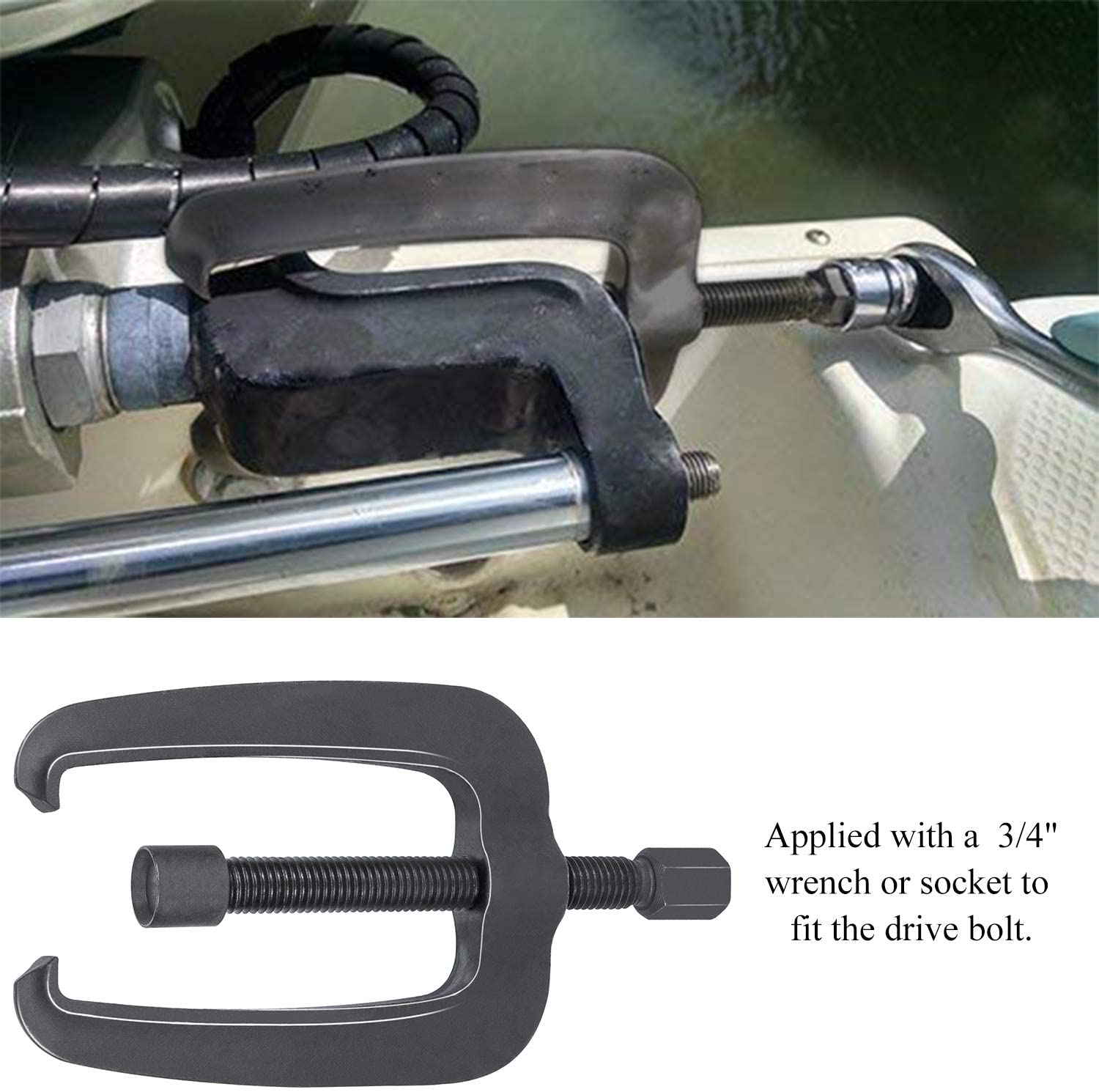 Chuang Qian Hydraulic Steering Support Bracket Puller Removal Tool for Seastar, Uflex