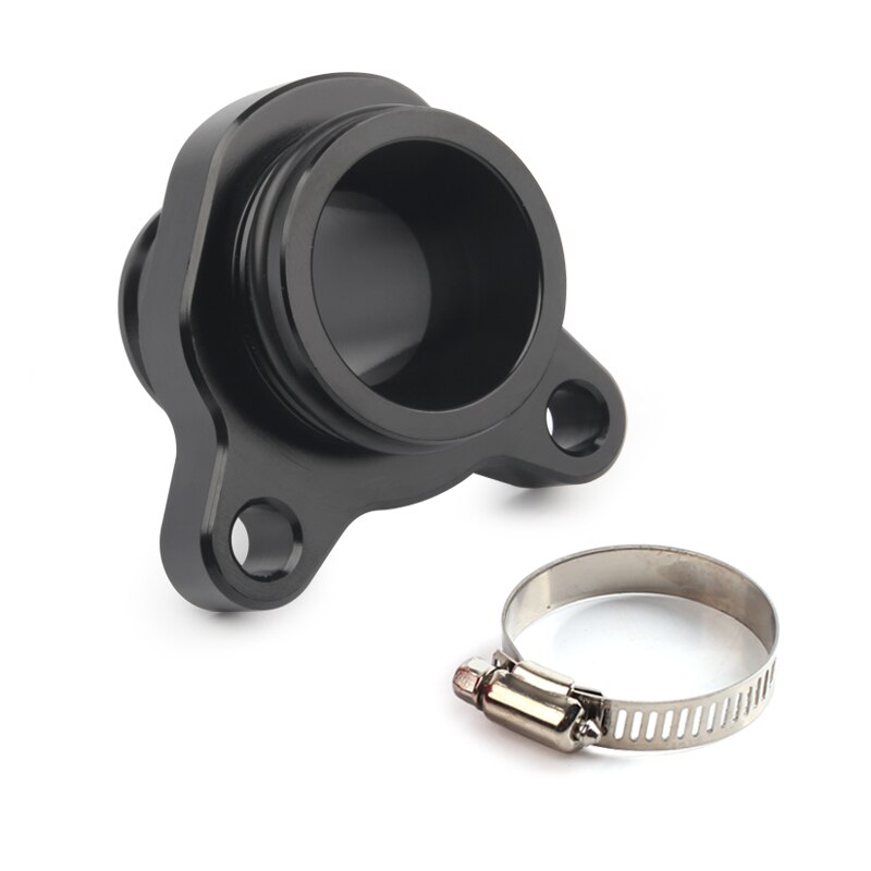 Waterleidingfitting Vervanging voor 335i Compatibel met OEM 11537541992 en 11537544638 Zwart Aluminiumlegering Onderdeel
