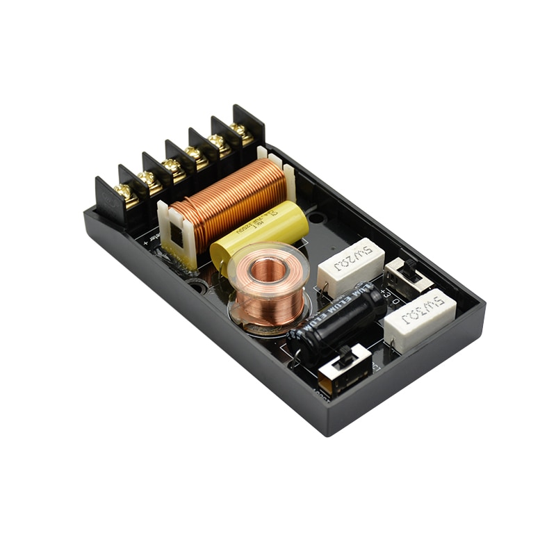 AIYIMA 2Pcs Crossover 2 Way HiFi Sound Car Speakers Tweeter Bass Frequency Divider Crossover Filters