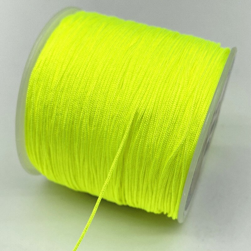0.4mm 0.8mm 1.0mm 1.5mm Nylon Cord Thread Chinese Knot Macrame Bracelet Braided String DIY Tassels Beading #R: 10mm / GRAY