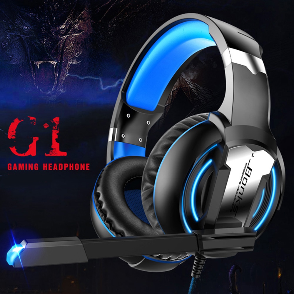 Écouteurs sans fil Bluetooth | Casque d'écoute stéréo réglables, écouteurs de jeu avec Microphone pour PC, téléphone portable,