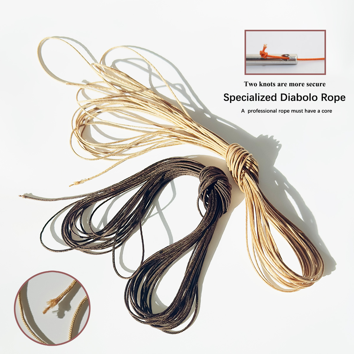 Corda per diabolo specializzata, cavo, corde hanno una corda speciale per diabolo con filo di nylon con nucleo in fibra