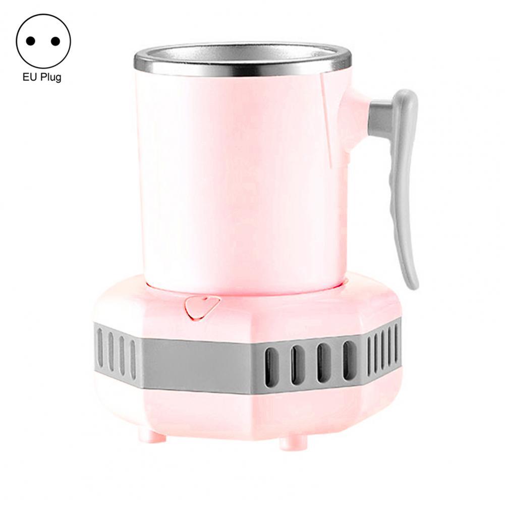 Useful Fast Cooler Cup Easy to Clean Long Lasting Compact Easy Operation Qucik Cooling Cup: Pink2 EU Plug