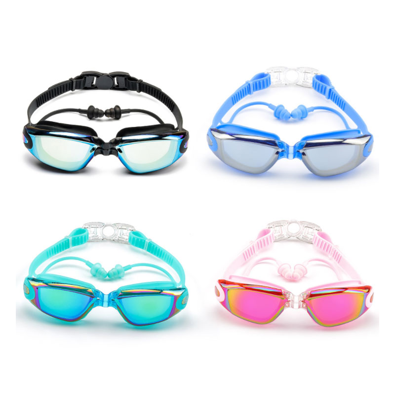 Gafas de natación profesionales para hombre y mujer, lentes impermeables antiniebla, para natación y piscina, unisex