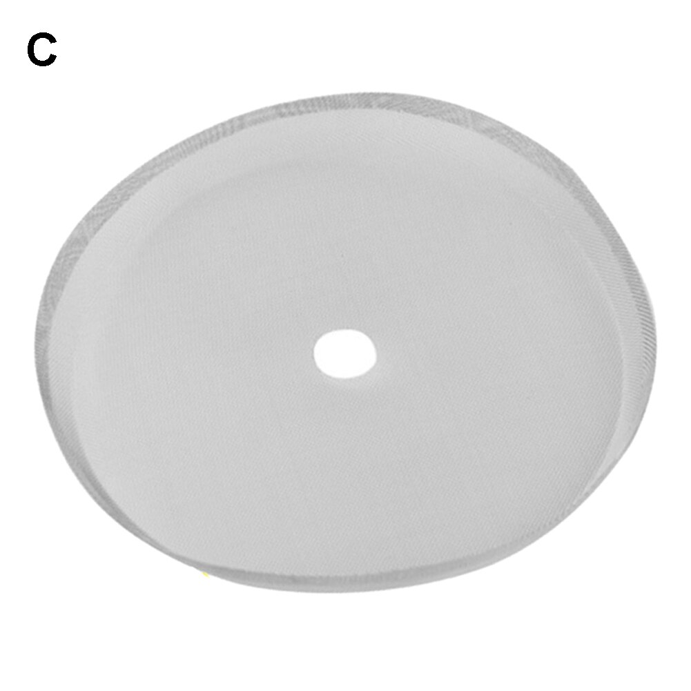 Stainless Steel Reusable Detachable Mesh Filter Home Office Coffee Maker Sheet Coffee Filter Paper: C