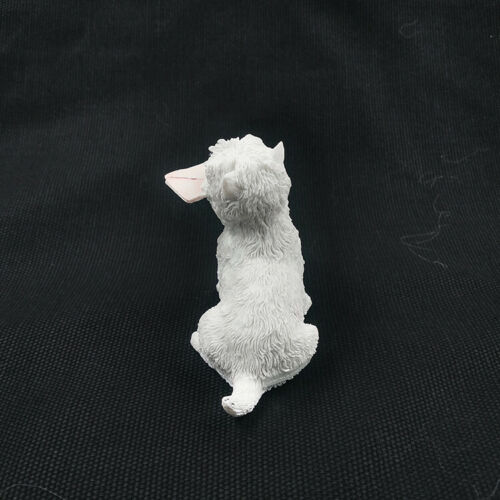 JJM West Highland White Terrier Envelope Dog Pet Figure Collector Animal Model Doll EducationalToy for Children Adults Kids