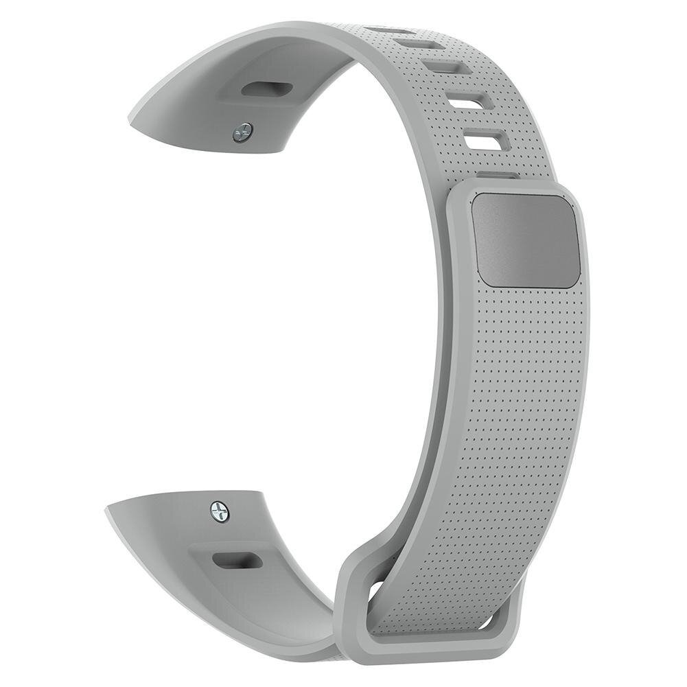 Voor Huawei Band 2 Pro Band Replcament Siliconen Horloge Band Strap Riem Voor Huawei Band 2/Band 2 Pro/ERS-B19/ERS-B29 Smart Horloge: Grijs