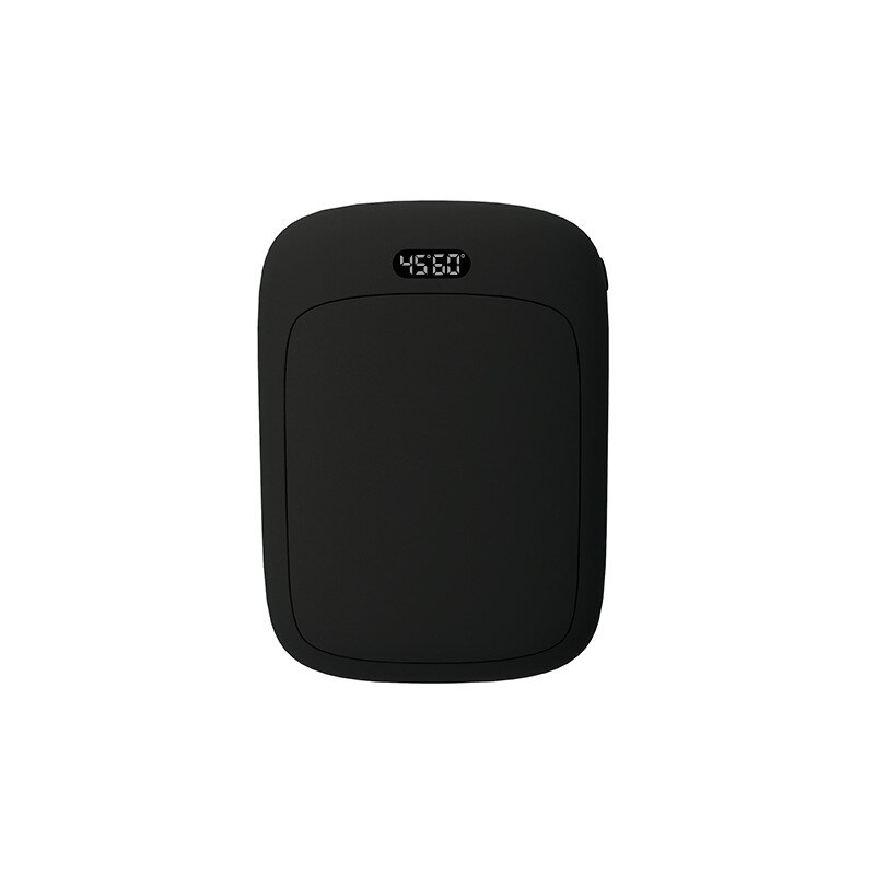 Aquecedor de mão elétrico duplo-lado de aquecimento mini portátil de segurança mão usb mais quente bonito bolso handwarmer aquecedor de inverno para as mãos: Black