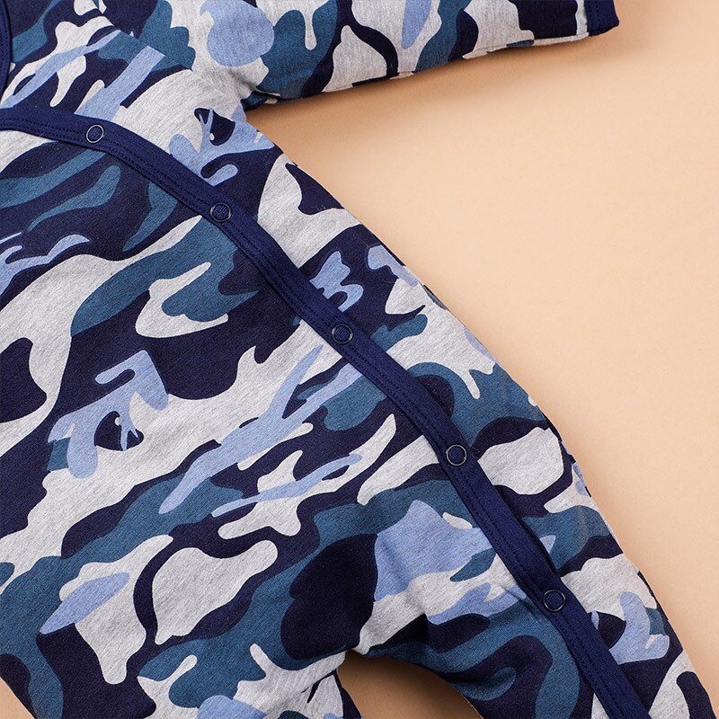 Carter ropa de bebé niño otoño manga larga mameluco de camuflaje ropa de bebé niña bebé niño pelele