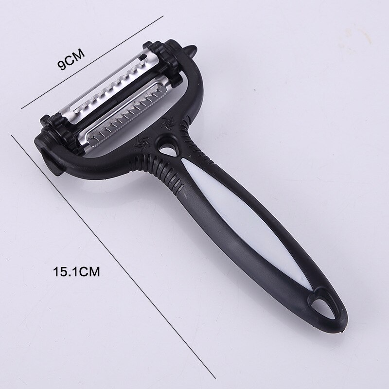 360 Degree 3 In 1 Rotating Cutter Multifunctional Rotary Vegetable Peeler Cabbage Potato Slicer Fruit Knife Kitchen Gadget