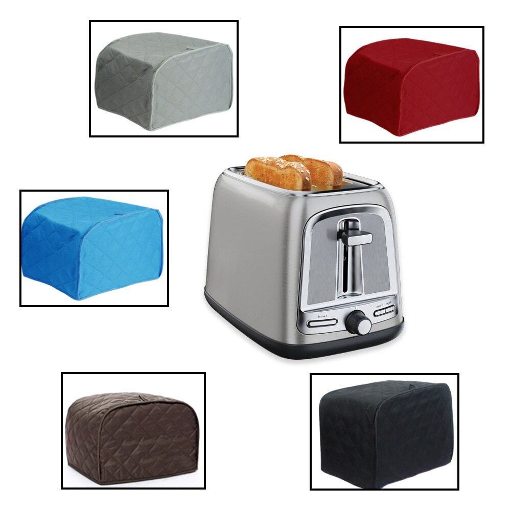 Cubierta antipolvo para tostadora de pan, funda protectora para tostadora de dos/cuatro rebanadas, herramientas a prueba de polvo para el hogar