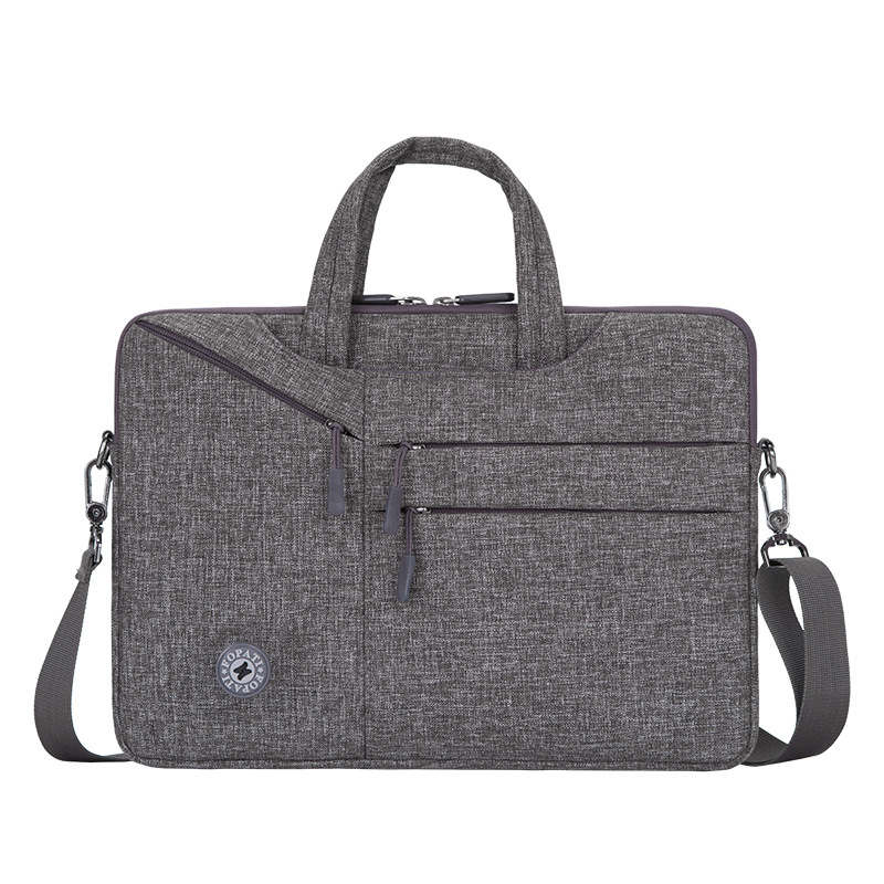 Kissyenia-funda impermeable para Macbook, 13, 14 y 15 pulgadas, funda de portátil, maletín de viaje de negocios para ordenador, bolso de hombro de vuelo KS1196: Gray-15inch