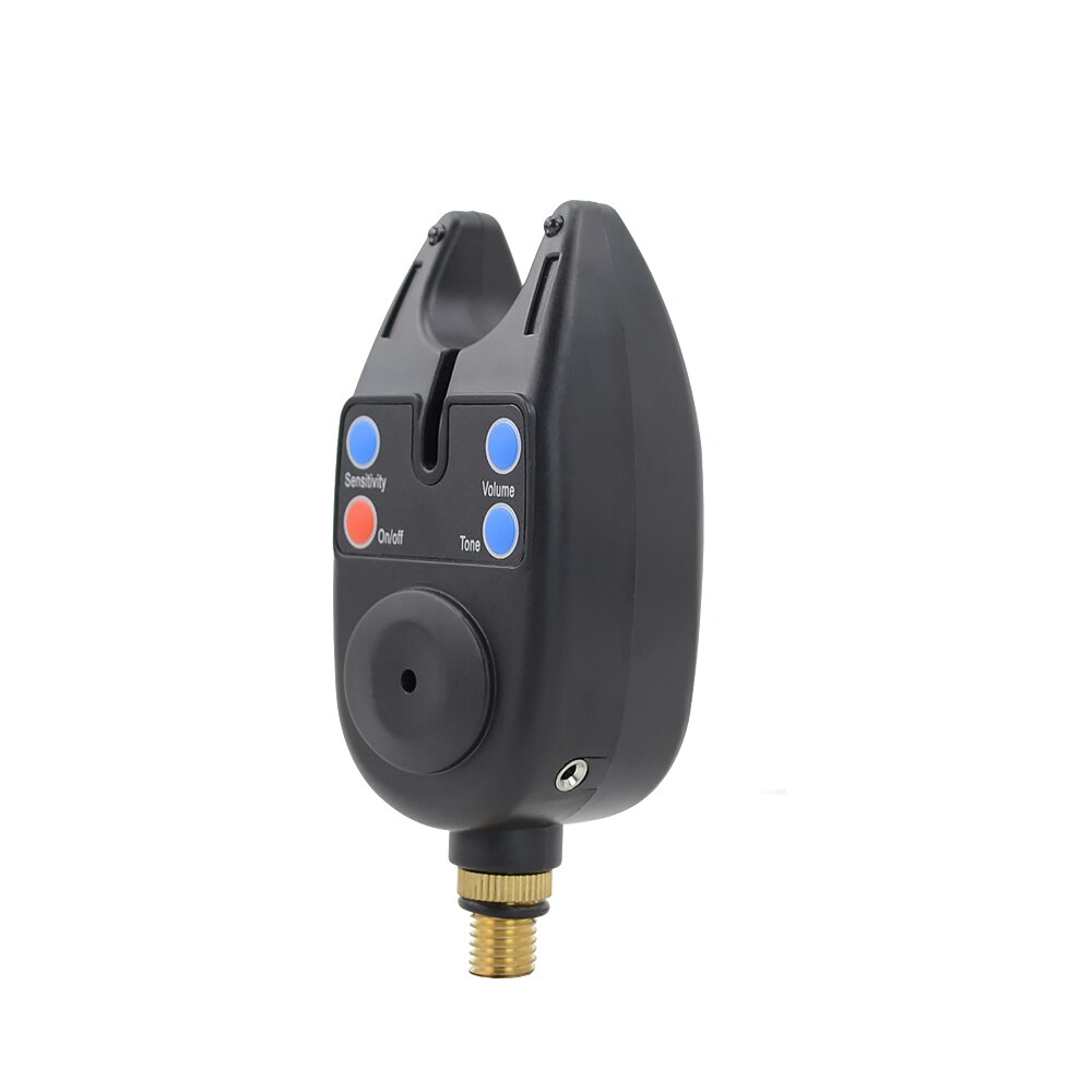 2 x Fishing Bite Alarm Adjustable Volume Tone Sensitivity LED Indicator