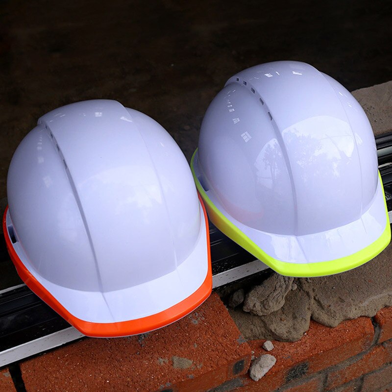 Safety Helmet Work Cap Fluorescent Hard Hat Construction Protective Helmets Outdoor Breathable Labor Engineering Rescue Helmet