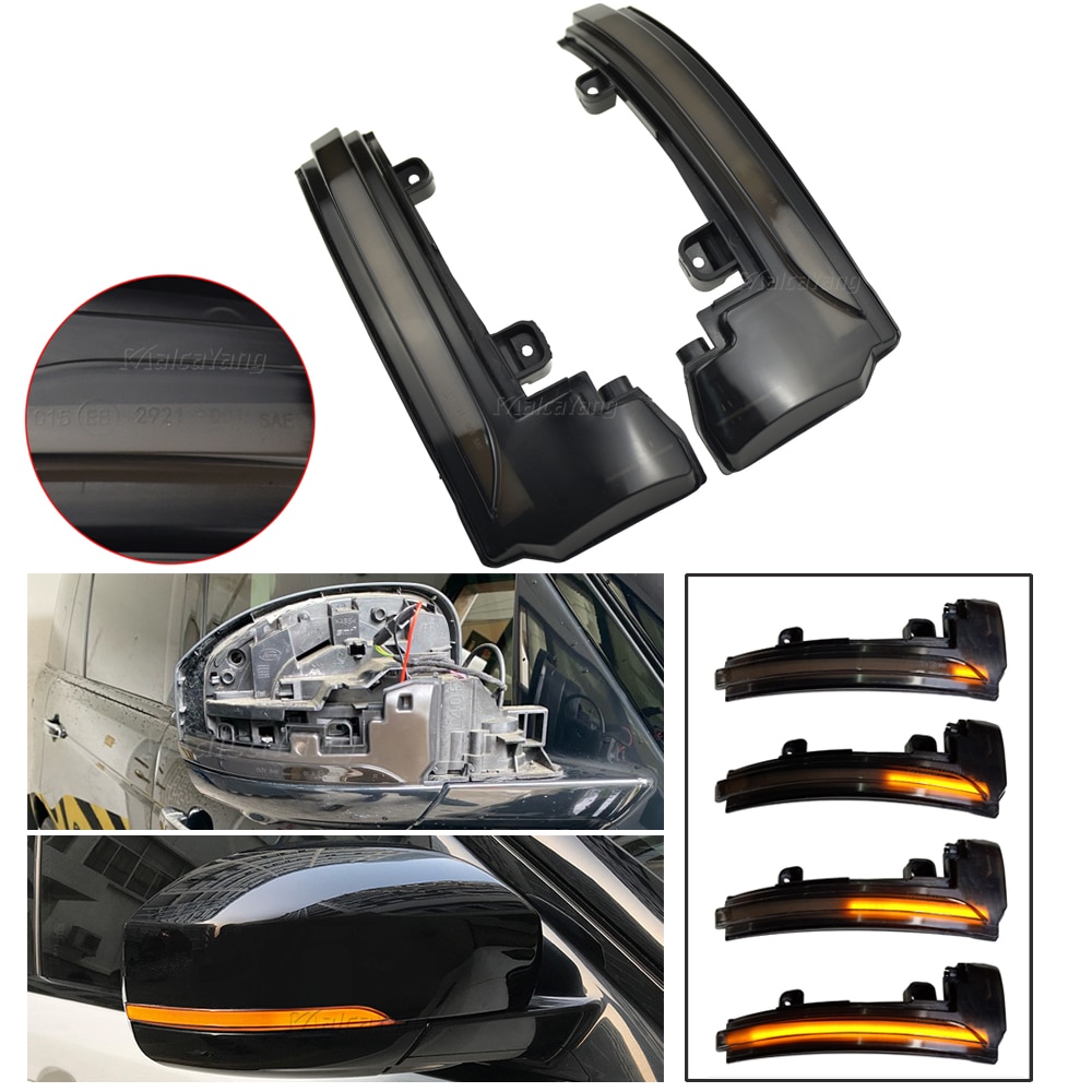 Led Spiegelindicator 2 Stuks Abs Auto Voorbumper Zijmarkeringslicht Corvette Richtingaanwijzer