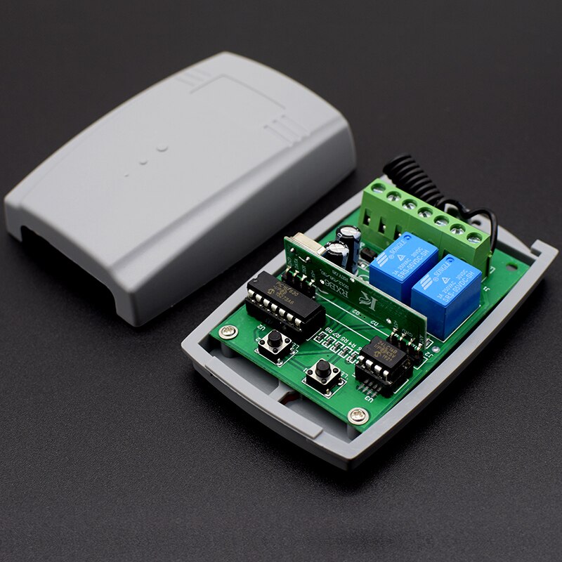 Ditec GOL4 GOL4C BIXLP2 BIXLS2 BIXLG4 433.92mhz Garage Gate Remote Control Receiver 2 Channel 12V 24V Universal Receiver